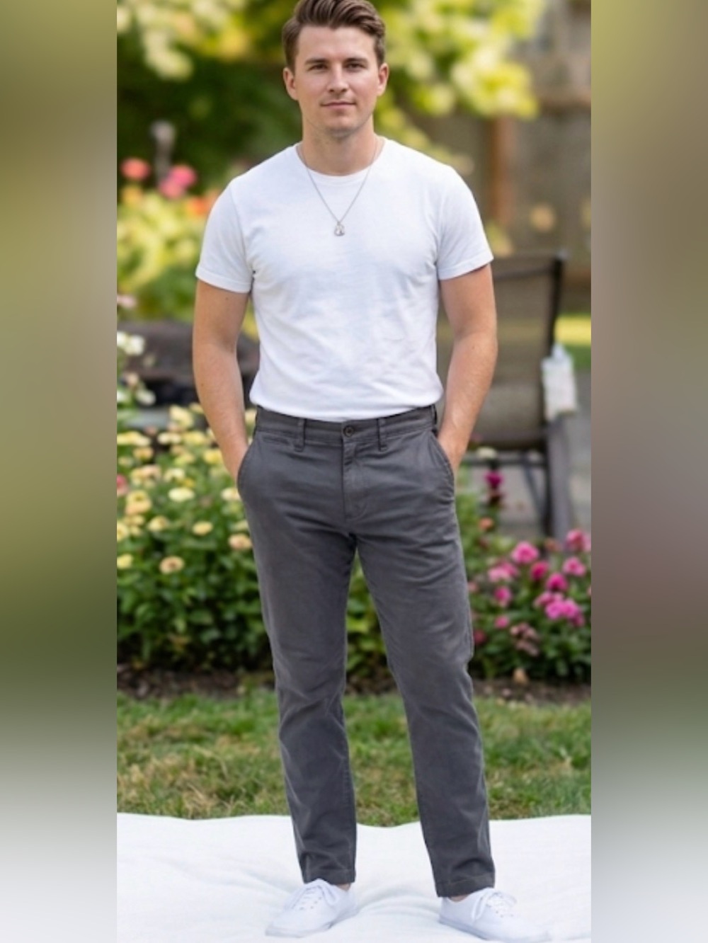 Goodfellow & Co Every Wear Chino Pants Gray 29x30